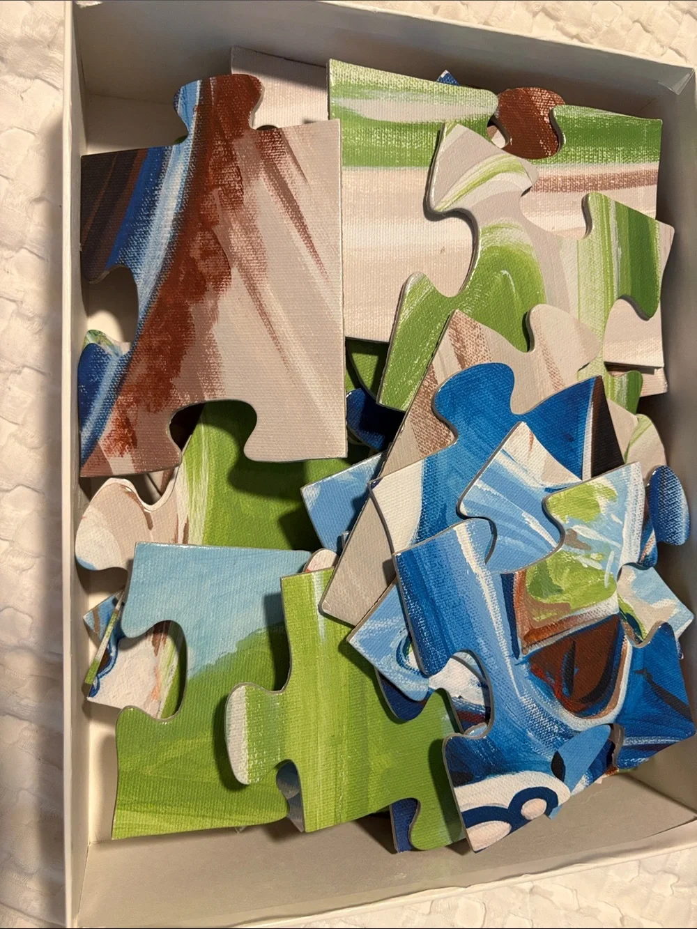 Race car floor puzzle Pottery Barn 48 piece